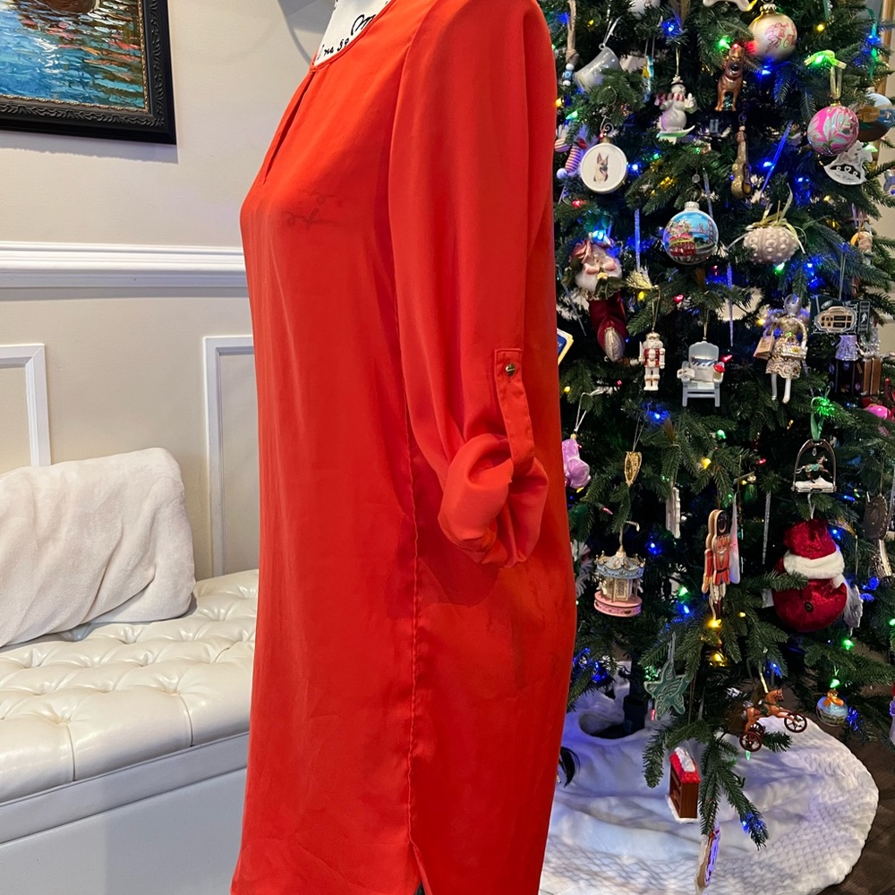 Red L/S Dress - Picture 3 of 4